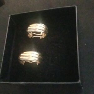 Milor Italy 18K Gold hoop Earrings
